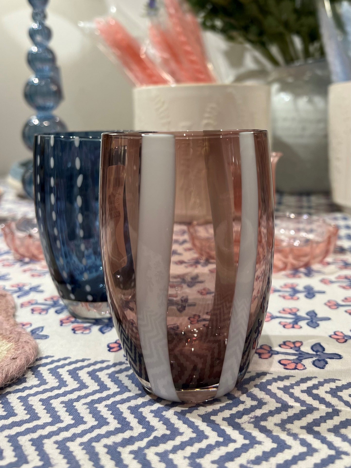Amethyst Striped Tumbler Joanna Wood Shop