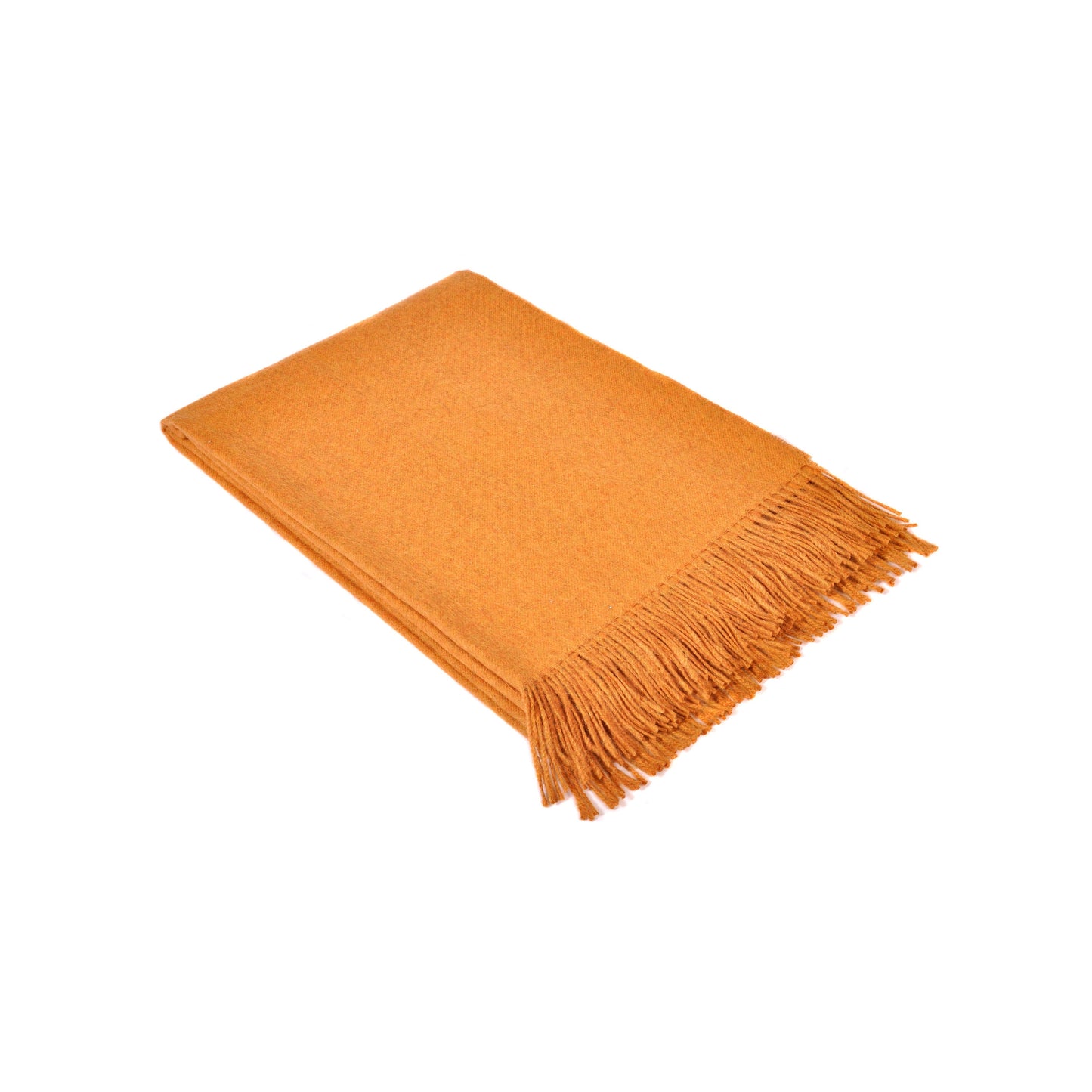 Orange Baby Alpaca Throw Joanna Wood Shop