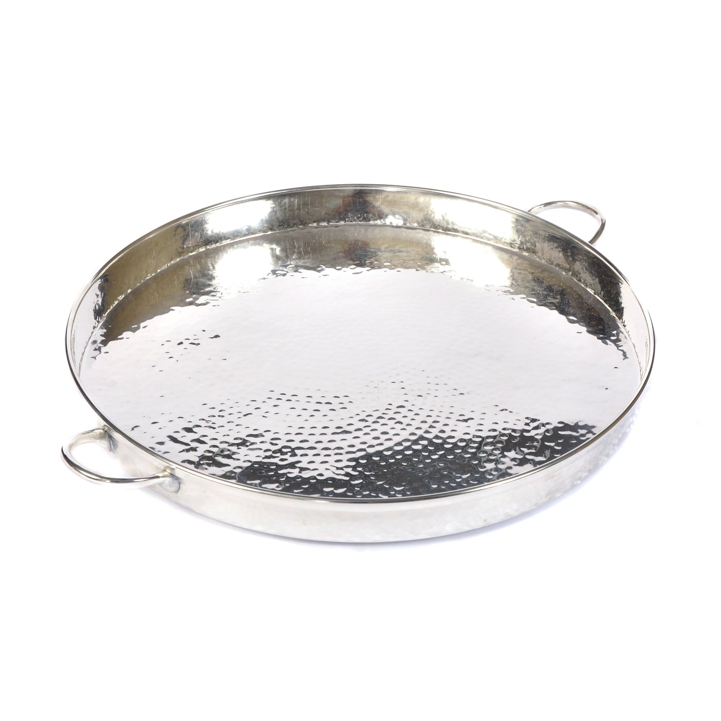 Beaten Silver Plated Tray Not specified