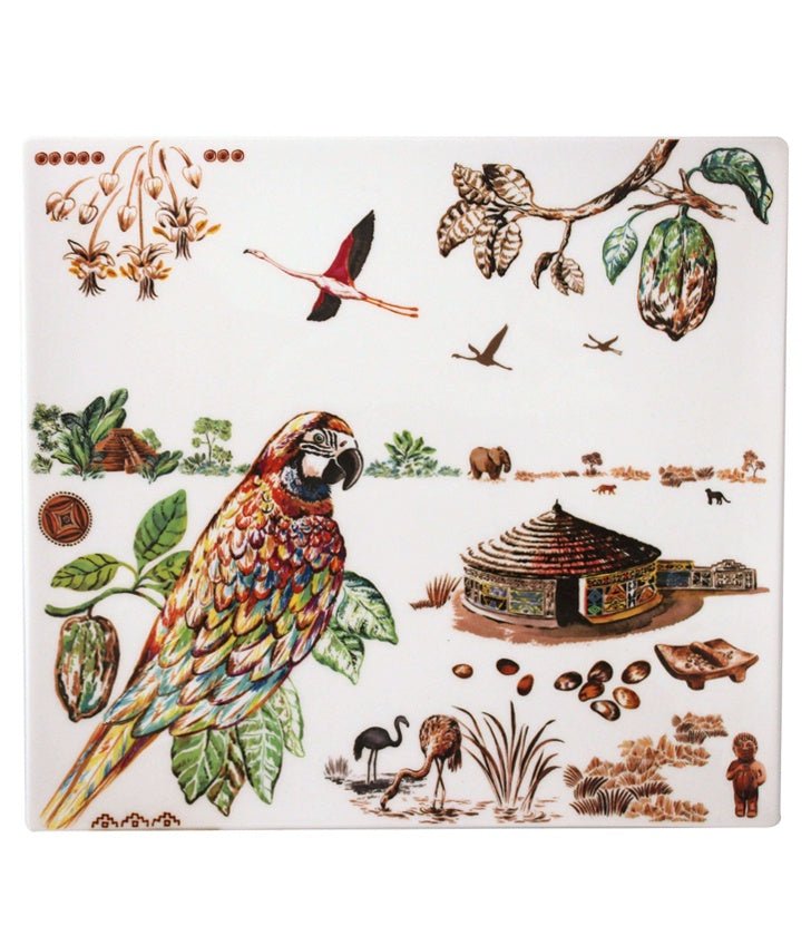 Cacao Large Square Plate Joanna Wood Shop
