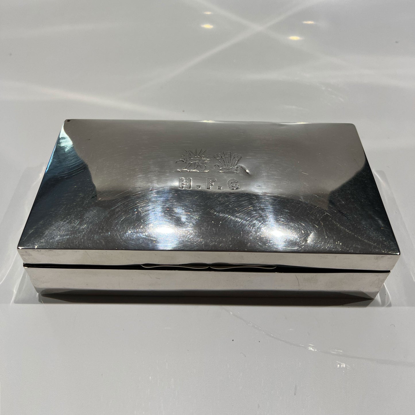 Cedar Lined Silver Box 1903 Joanna Wood Shop