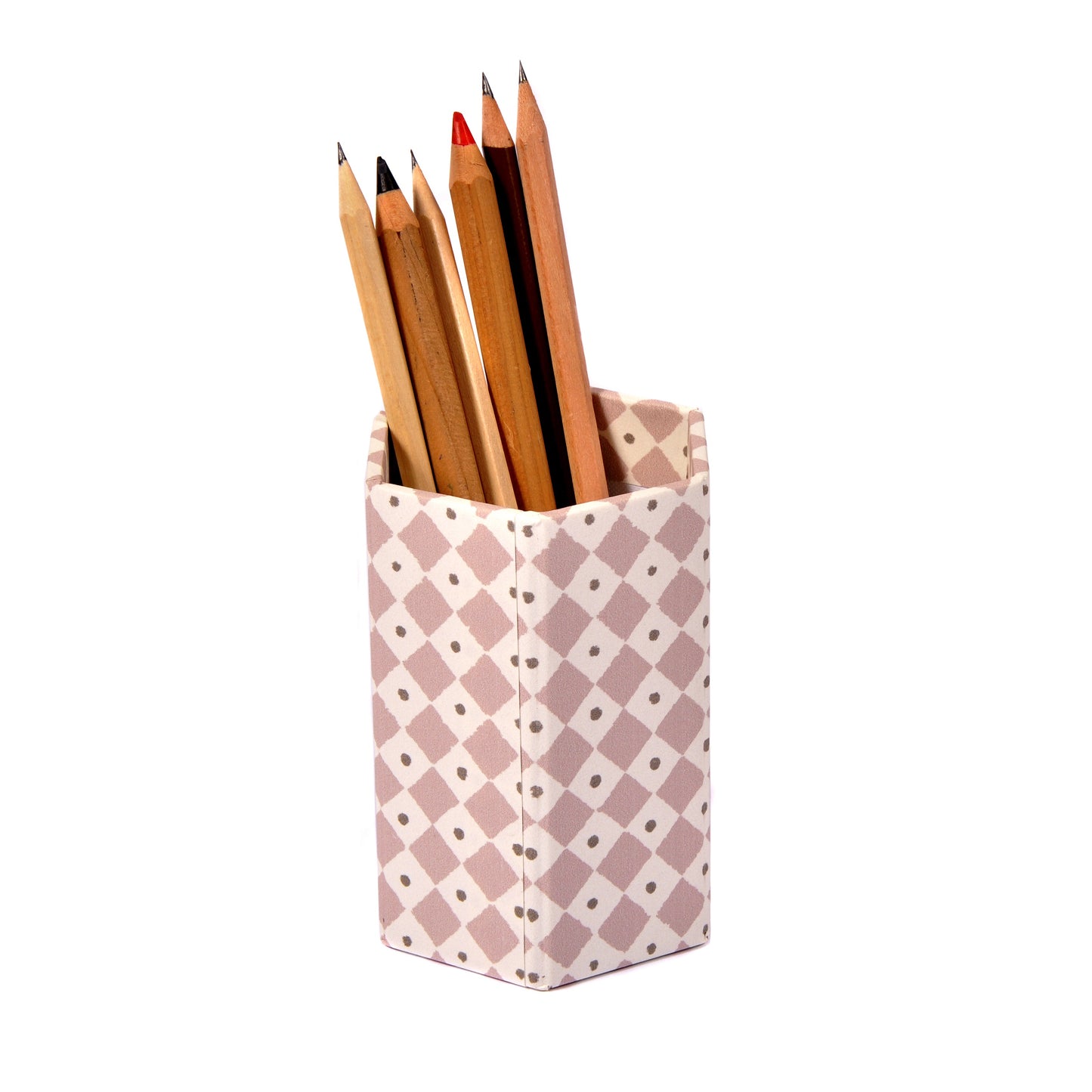 Diamond Dot Rose Pen Pot Joanna Wood Shop