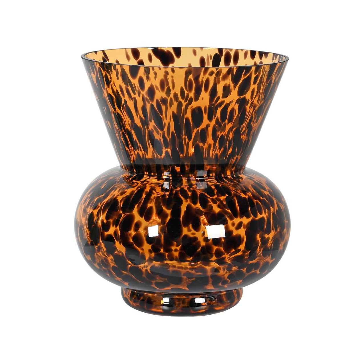 Tortoiseshell Large Glass Vase Joanna Wood Shop