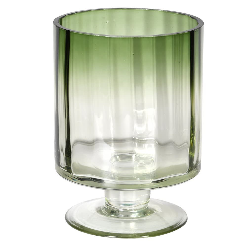 Green Fluted Hurricane Lamp Joanna Wood Shop