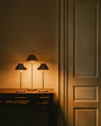 Classic Brass Cordless Lamp Small