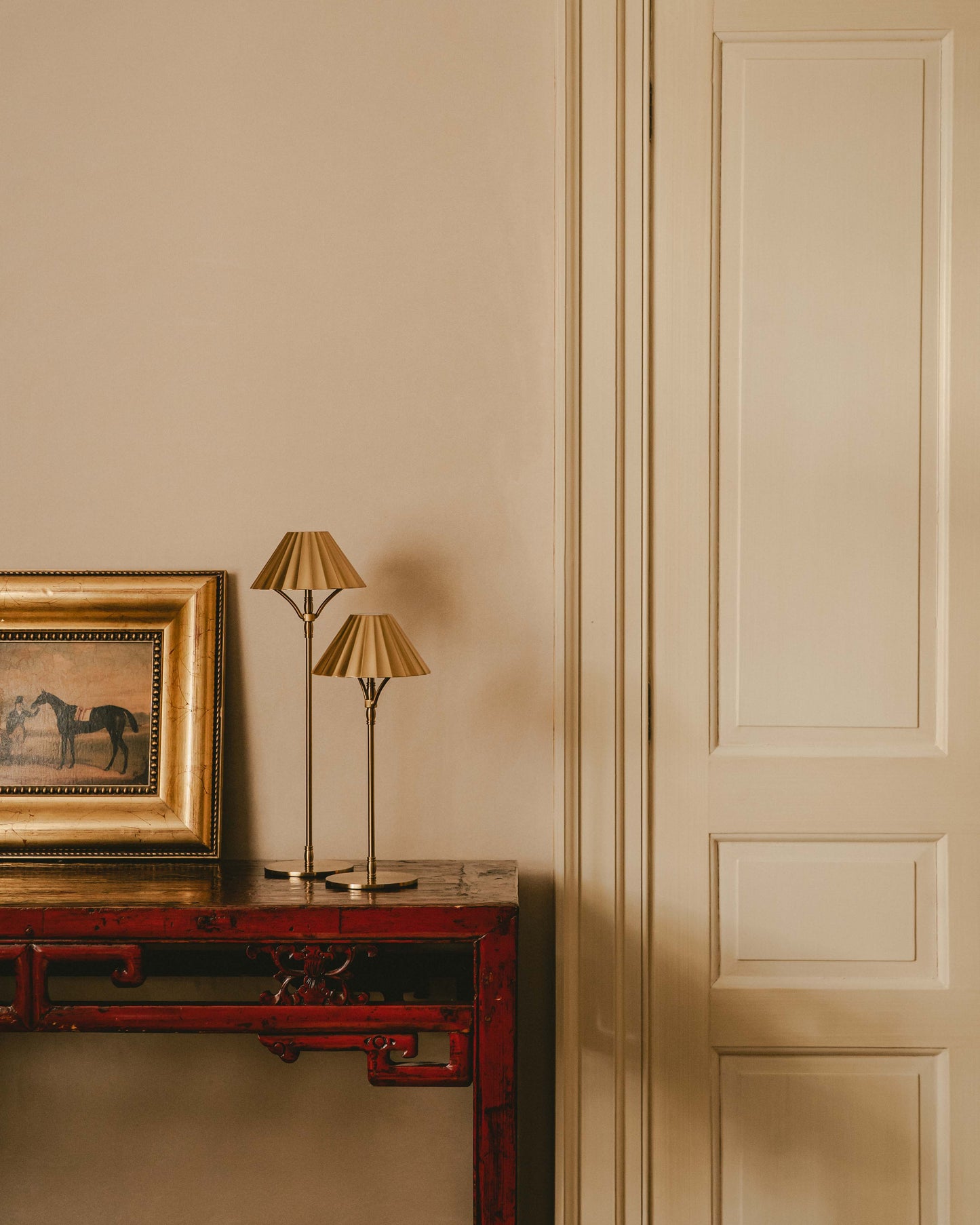 Classic Brass Cordless Lamp Small