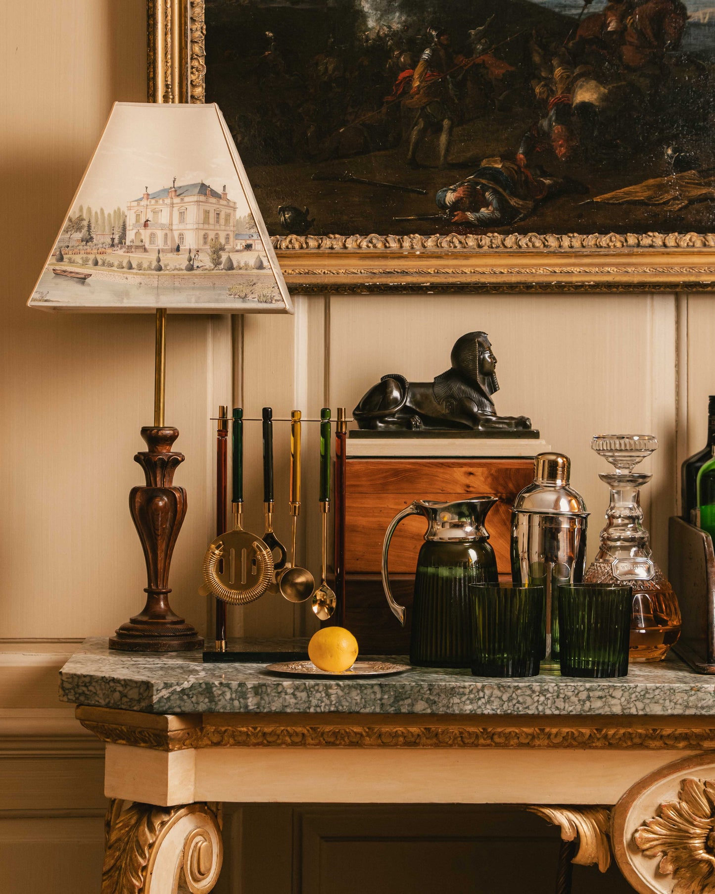 Emerald Green Glass Jug