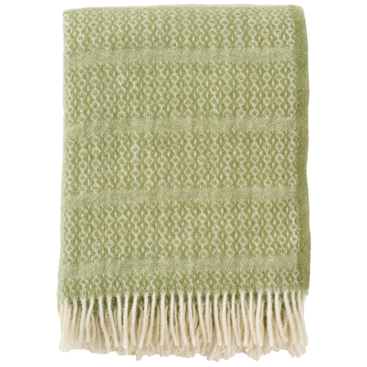 Pale Green Woven Throw Not specified