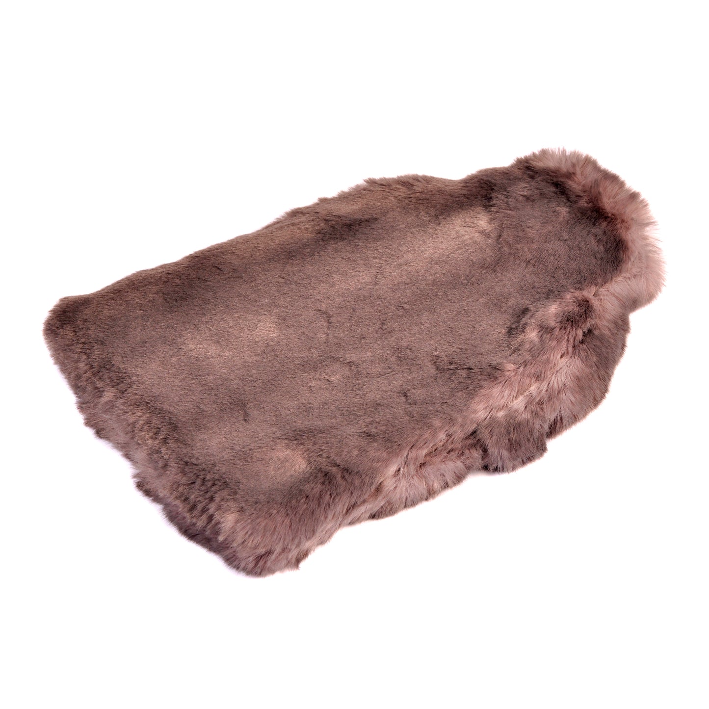 Dark Grey Faux Fur Hot Water Bottle Not specified