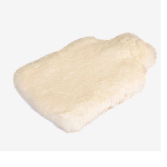 Cream Faux Fur Hot Water Bottle Not specified