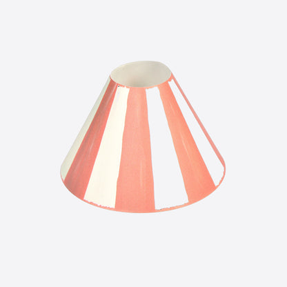 Terracotta Stripe Candle Shade Not specified