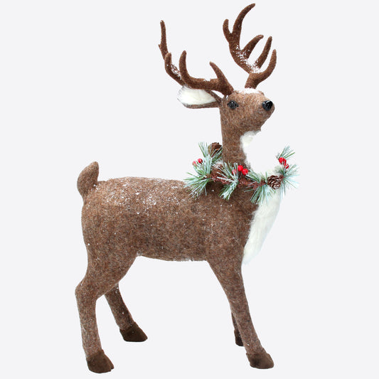 Reindeer with Fir Wreath Joanna Wood Shop