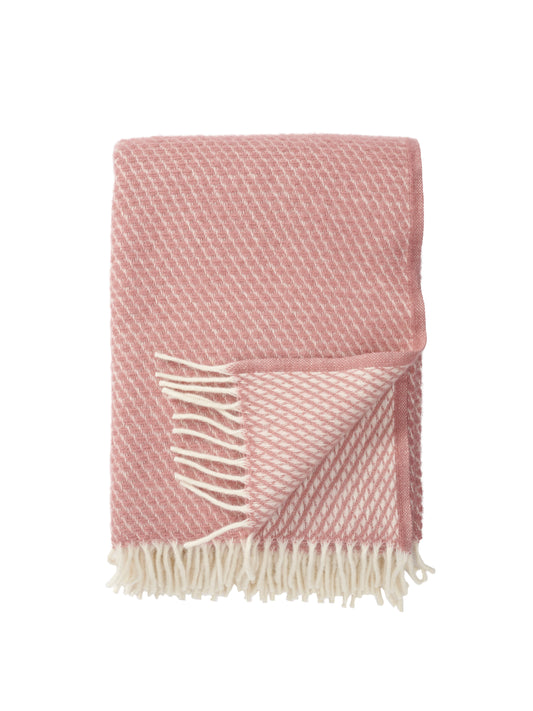 Rose Pink Woven Throw Joanna Wood Shop