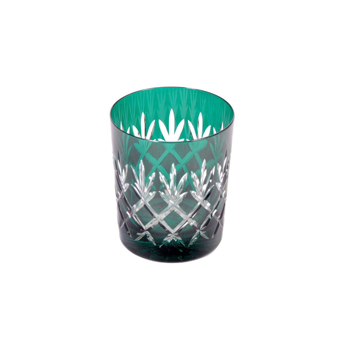 Dark Green Pineapple Crystal Tumbler Joanna Wood Shop