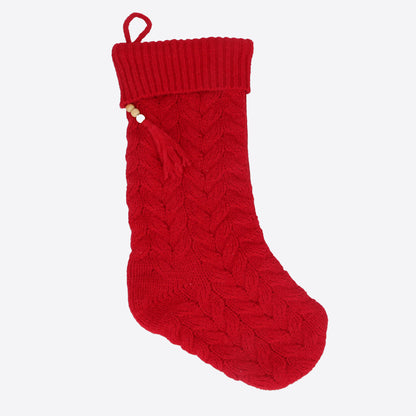 Red Knitted Christmas Stocking Not specified
