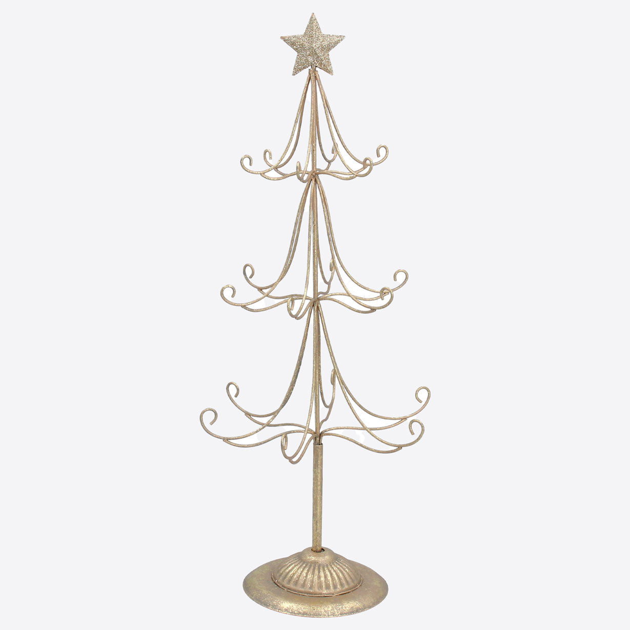 Gold Wire Christmas Tree Not specified