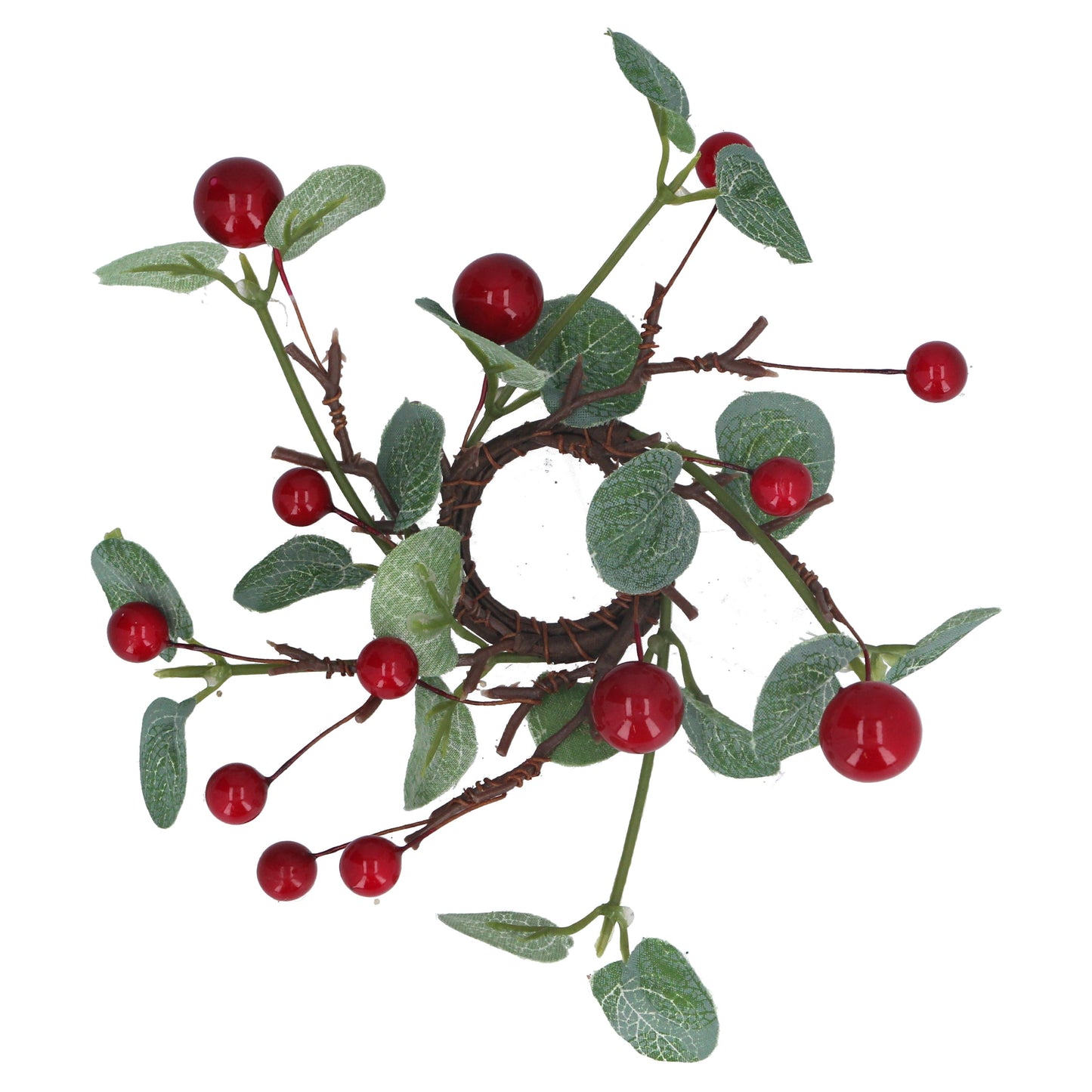 Berry and Eucalyptus Candle Ring Not specified