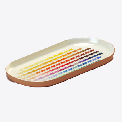 Nomenclature of Colours Enamel Tray Not specified