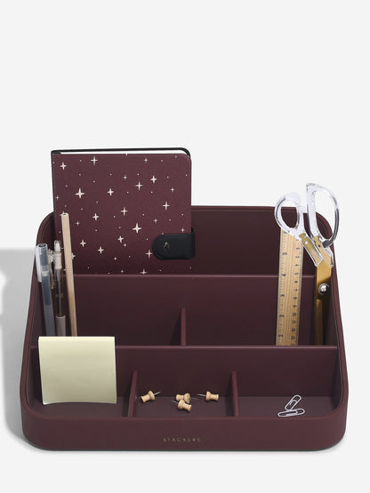 Stackers Burgundy Desk Organiser Joanna Wood Shop