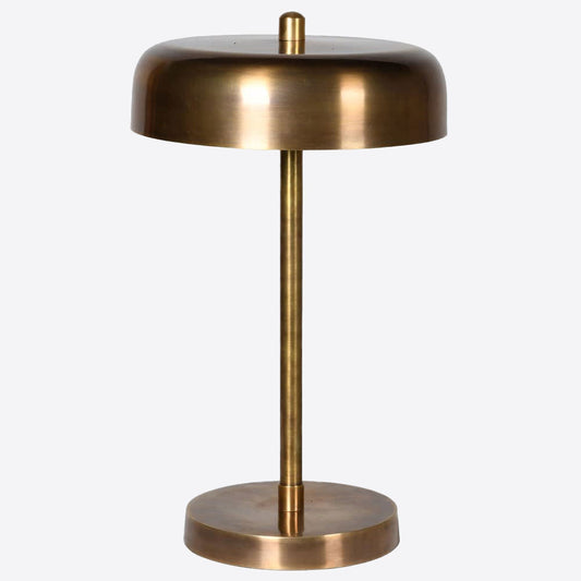 Round Brass double bulb Desk Lamp Joanna Wood Shop