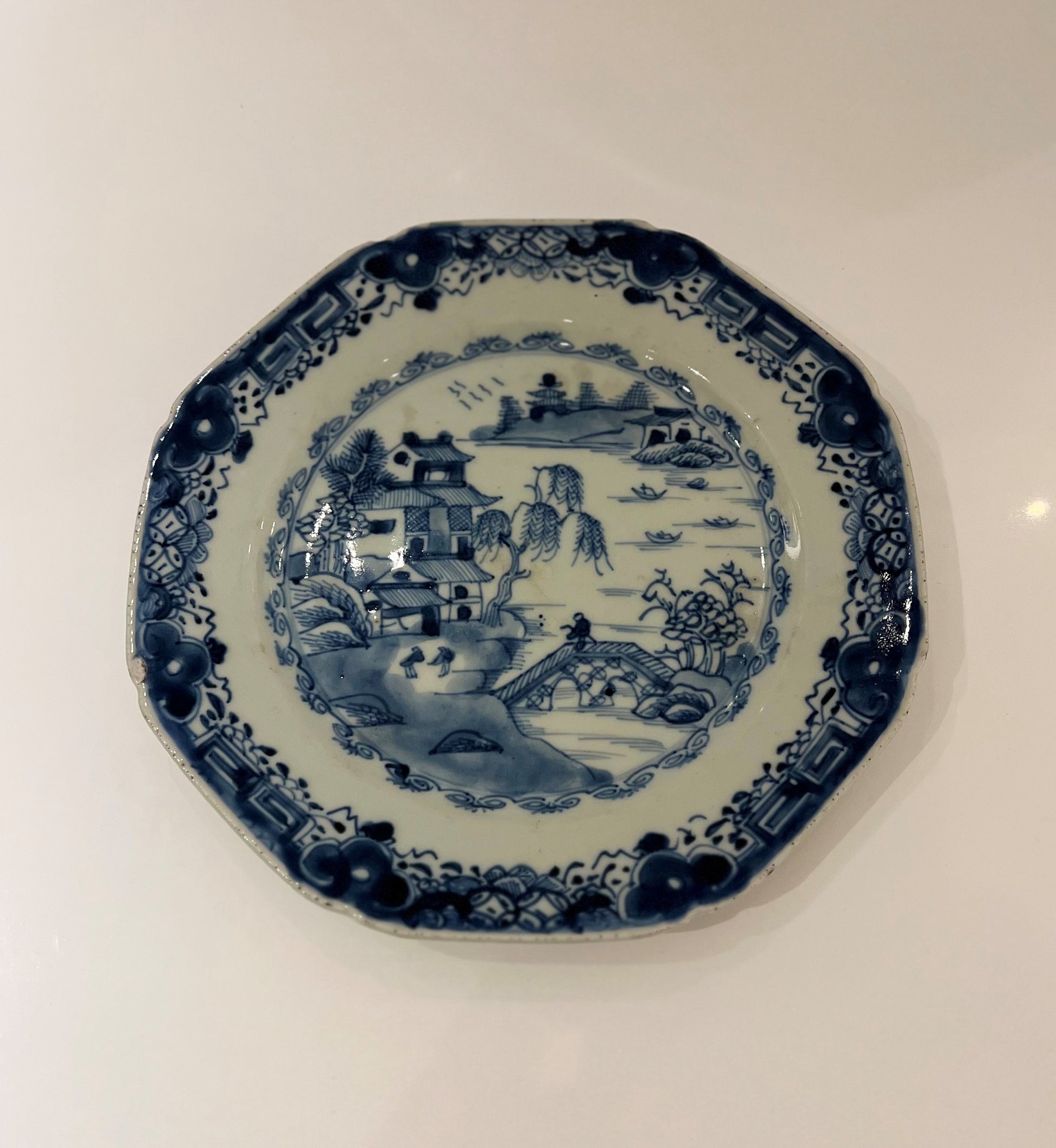 18th Century Qianlong Octagonal Plate Not specified