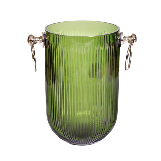 Emerald Green Glass Wine Cooler Not specified