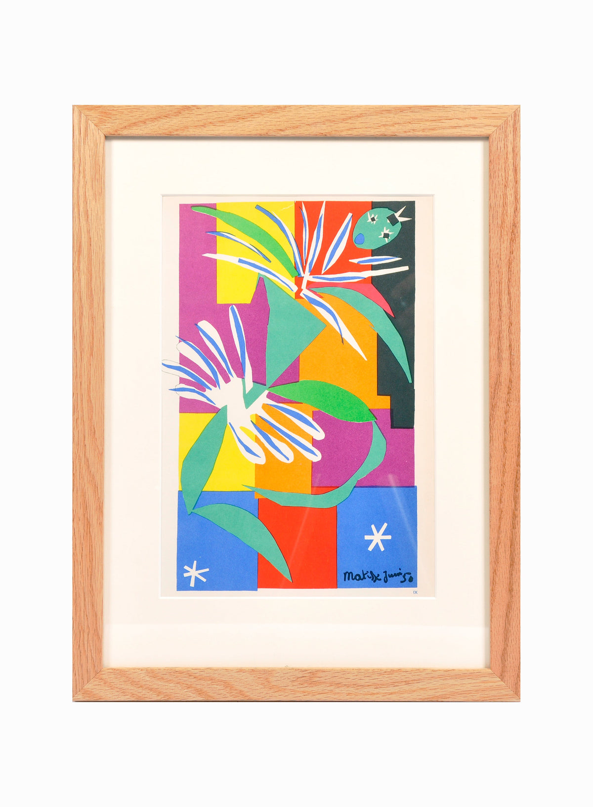 Matisse Print Danseuse Creole in Oak Frame Joanna Wood Shop