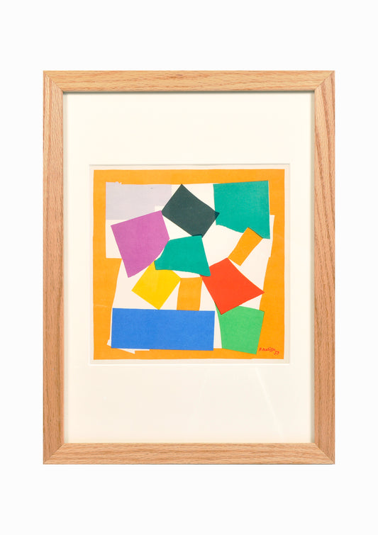 Matisse Print L'Escargot in Oak Frame