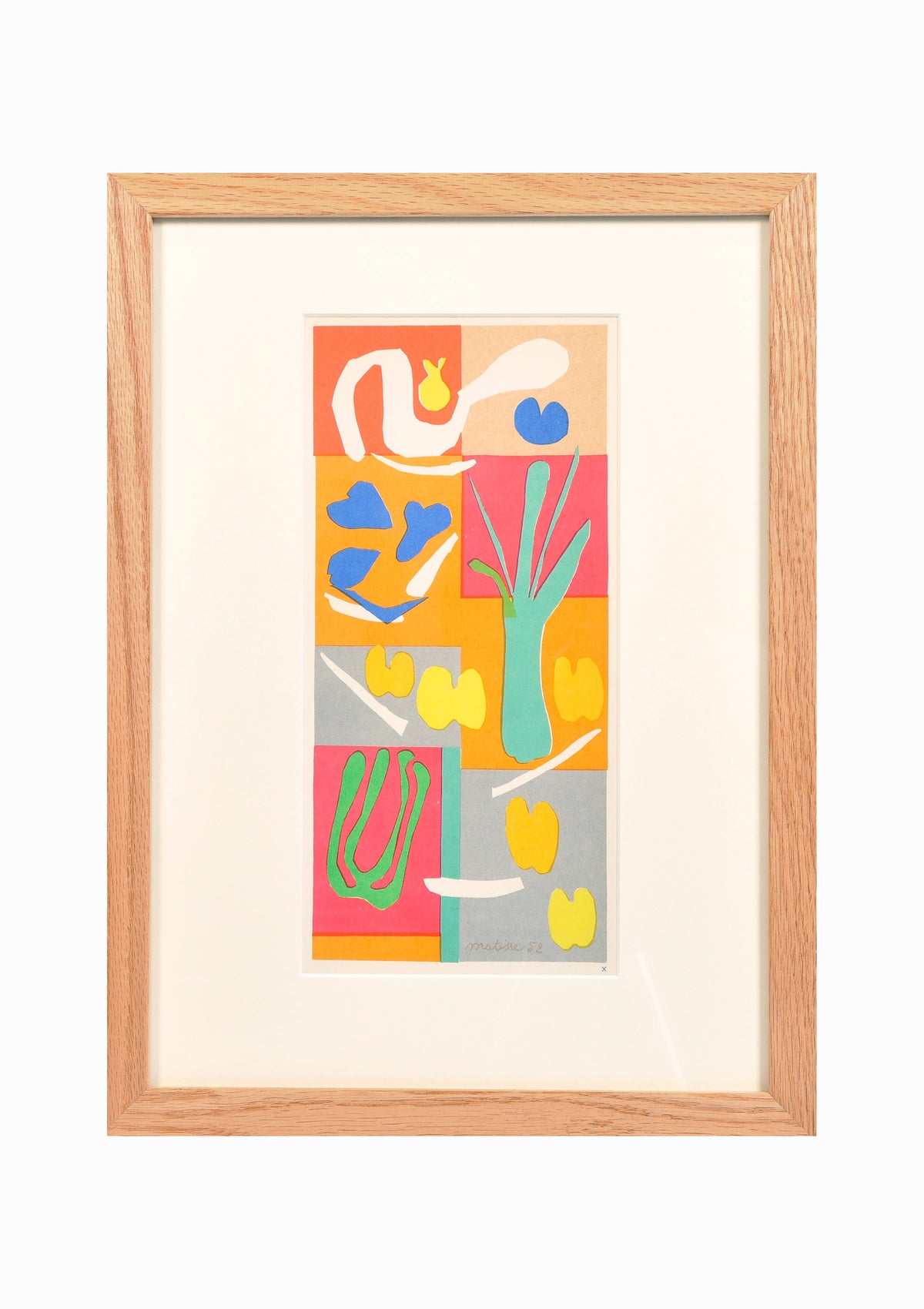 Matisse Print Vegetables in Oak Frame Joanna Wood Shop
