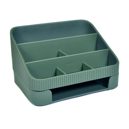 Stackers Green Desk Organiser with Tray Not specified