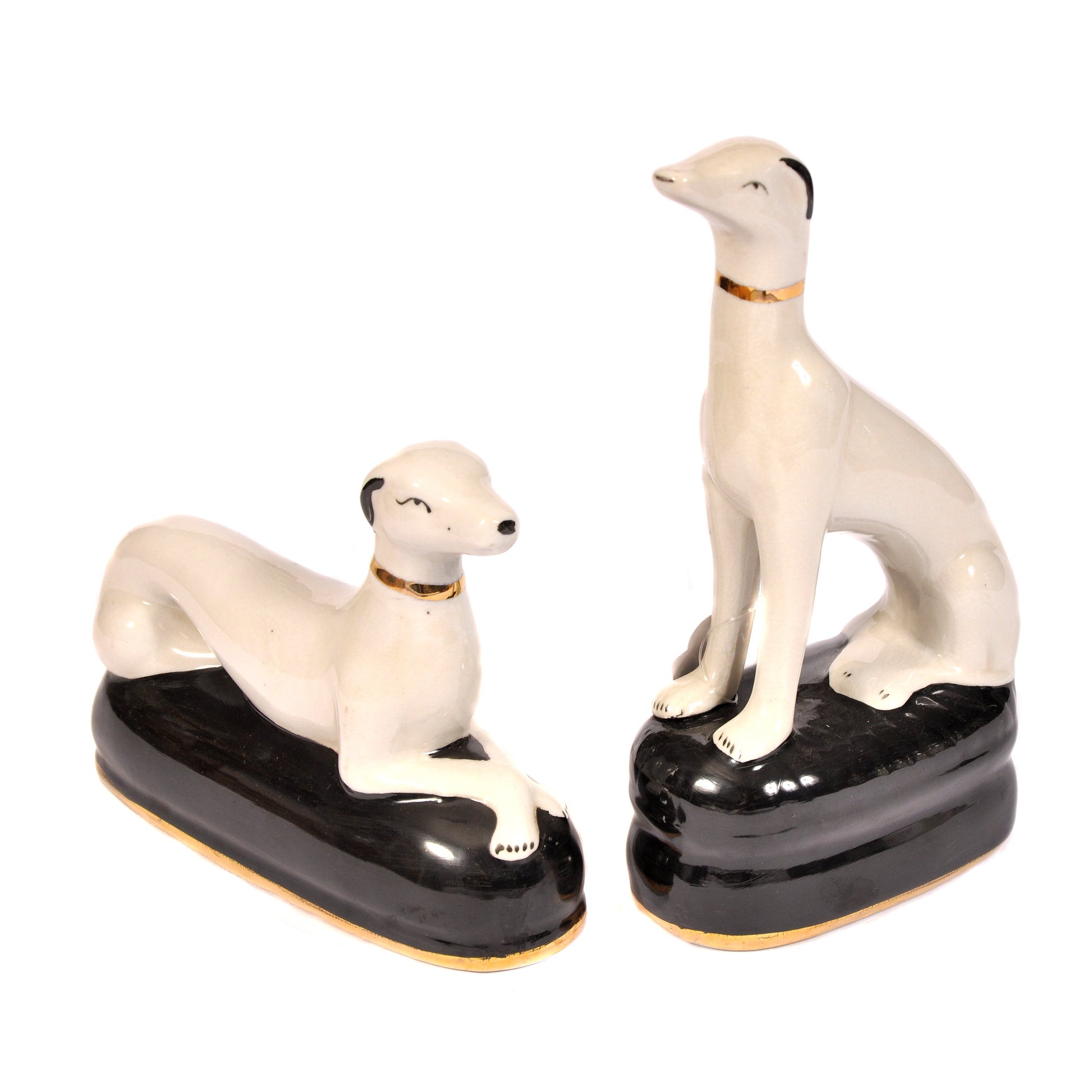 Set of Two Ceramic Dogs Not specified