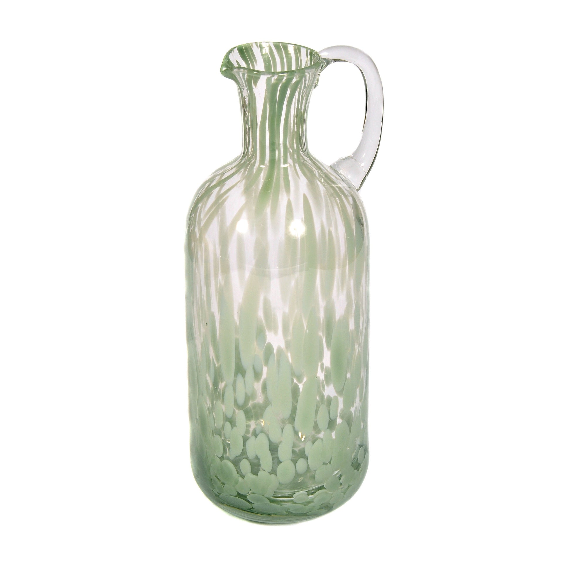 Sage Green Speckled  Tall Jug Joanna Wood Shop