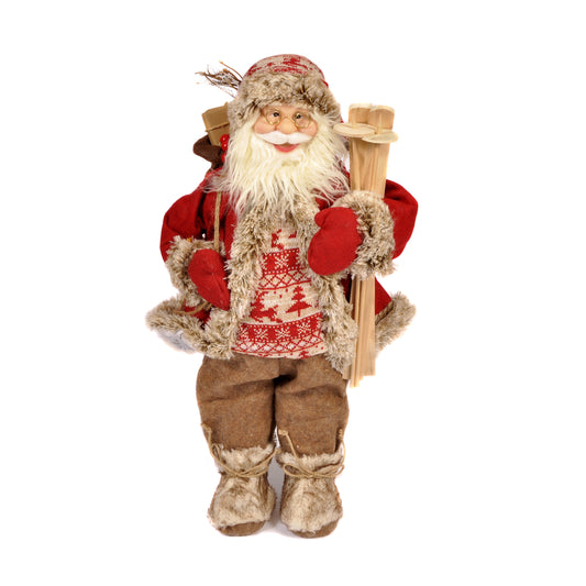 Santa with Sack and Skis Not specified