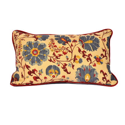 Lewis & Wood Zarafshan Indigo Cranberry Cushion Not specified
