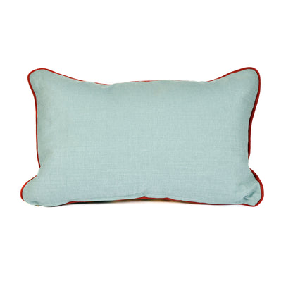 Lewis & Wood Zarafshan Indigo Cranberry Cushion Joanna Wood Shop