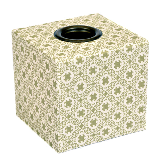 Sage Green Diamond Tissue Box Cover Not specified