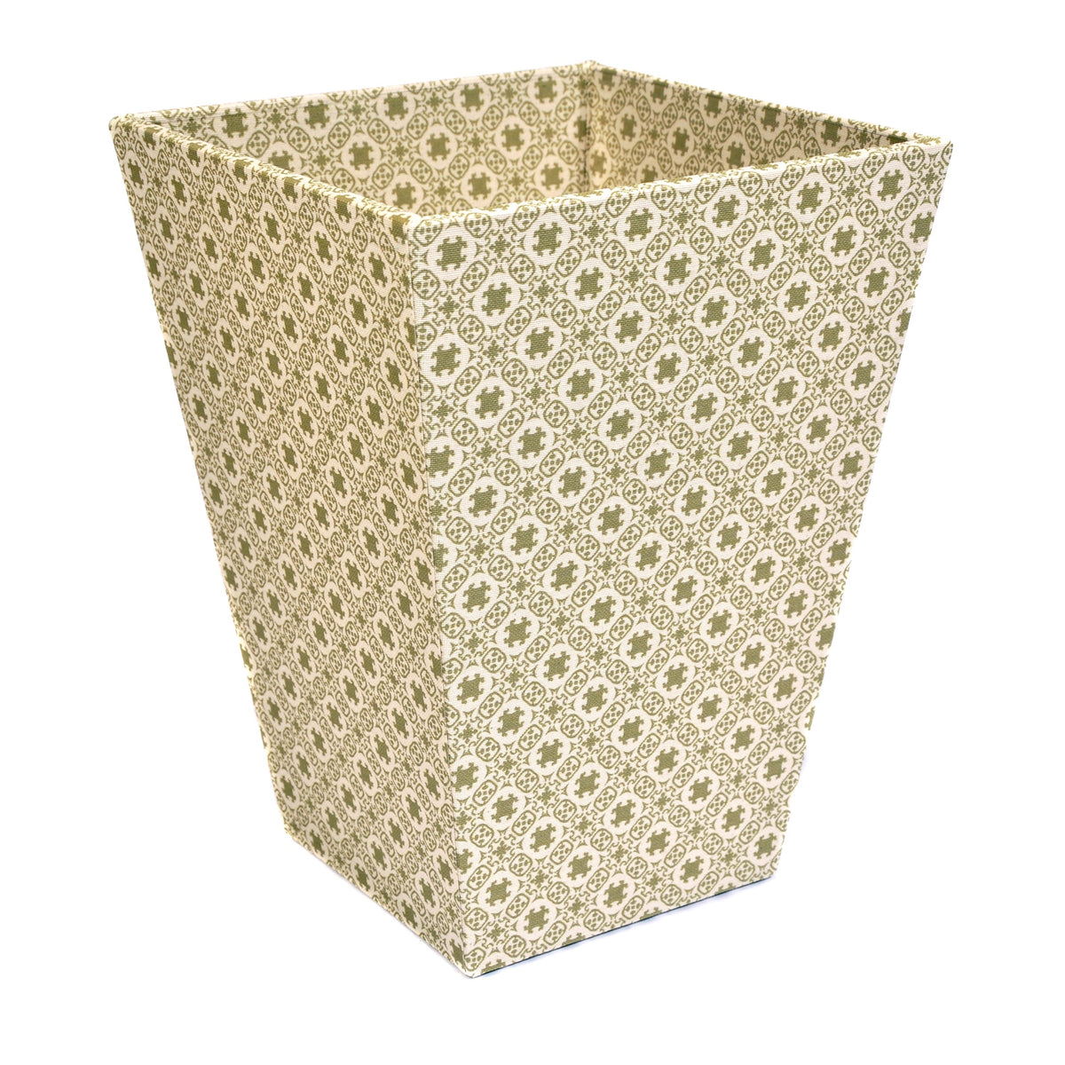 Sage Green Diamond Waste Paper Basket Not specified