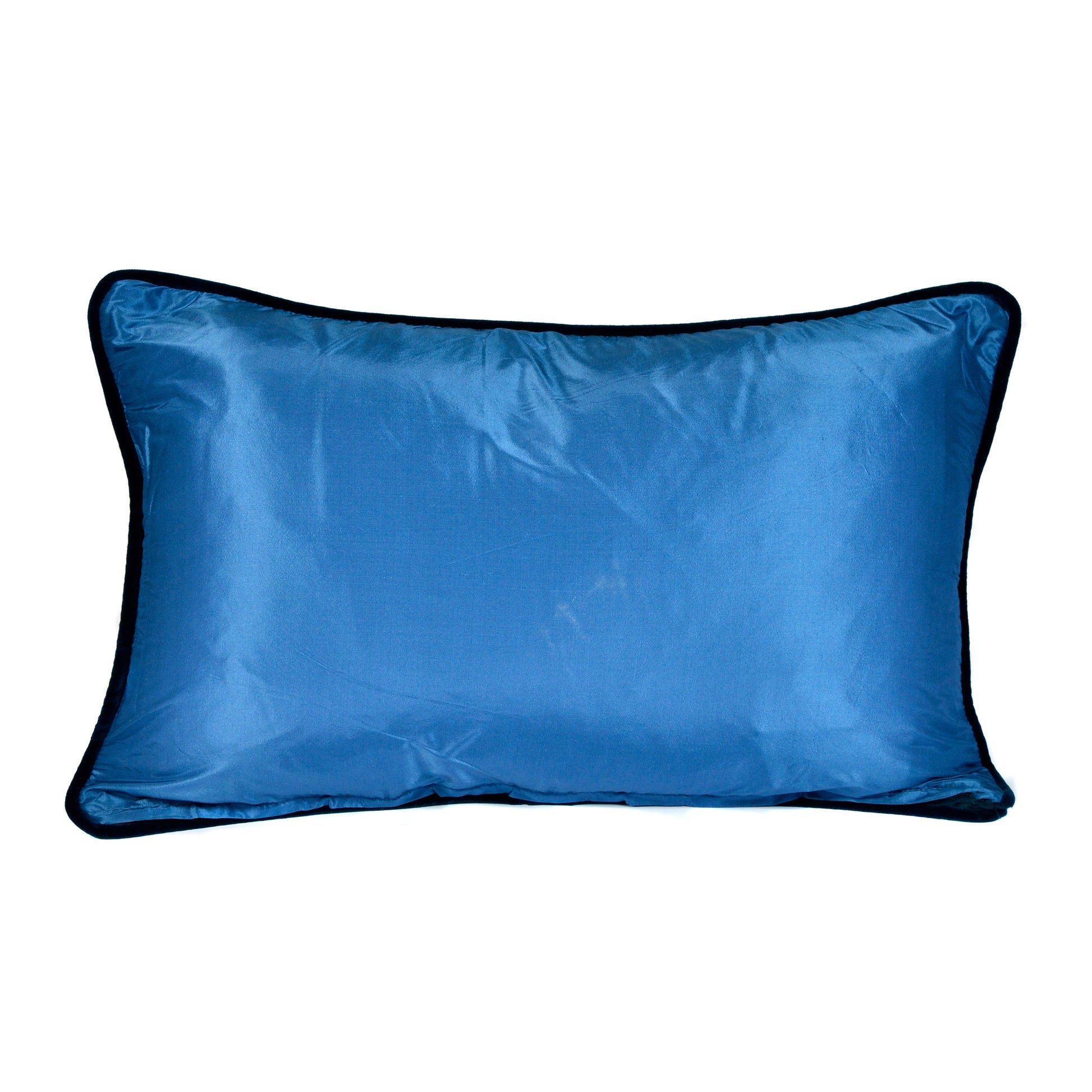 Tartan Rectangle Cushion with Velvet Trim Joanna Wood Shop