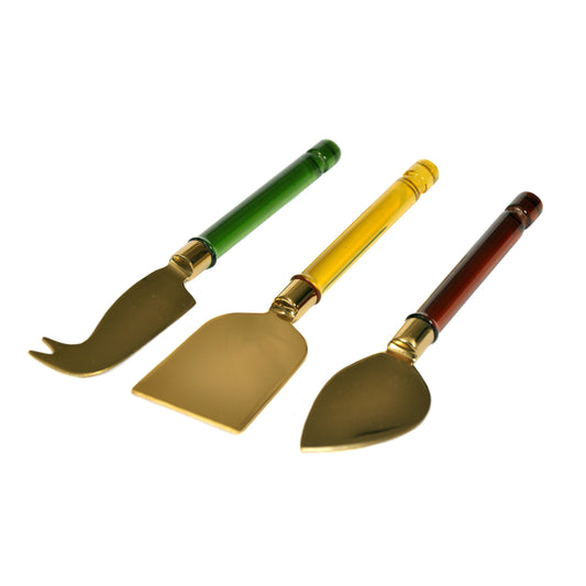 Multi Colour Cheese Knife Set Not specified