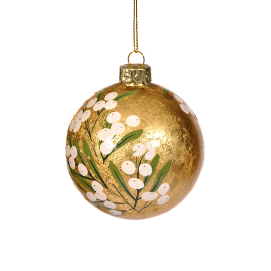 Gold Mistletoe Ball Not specified