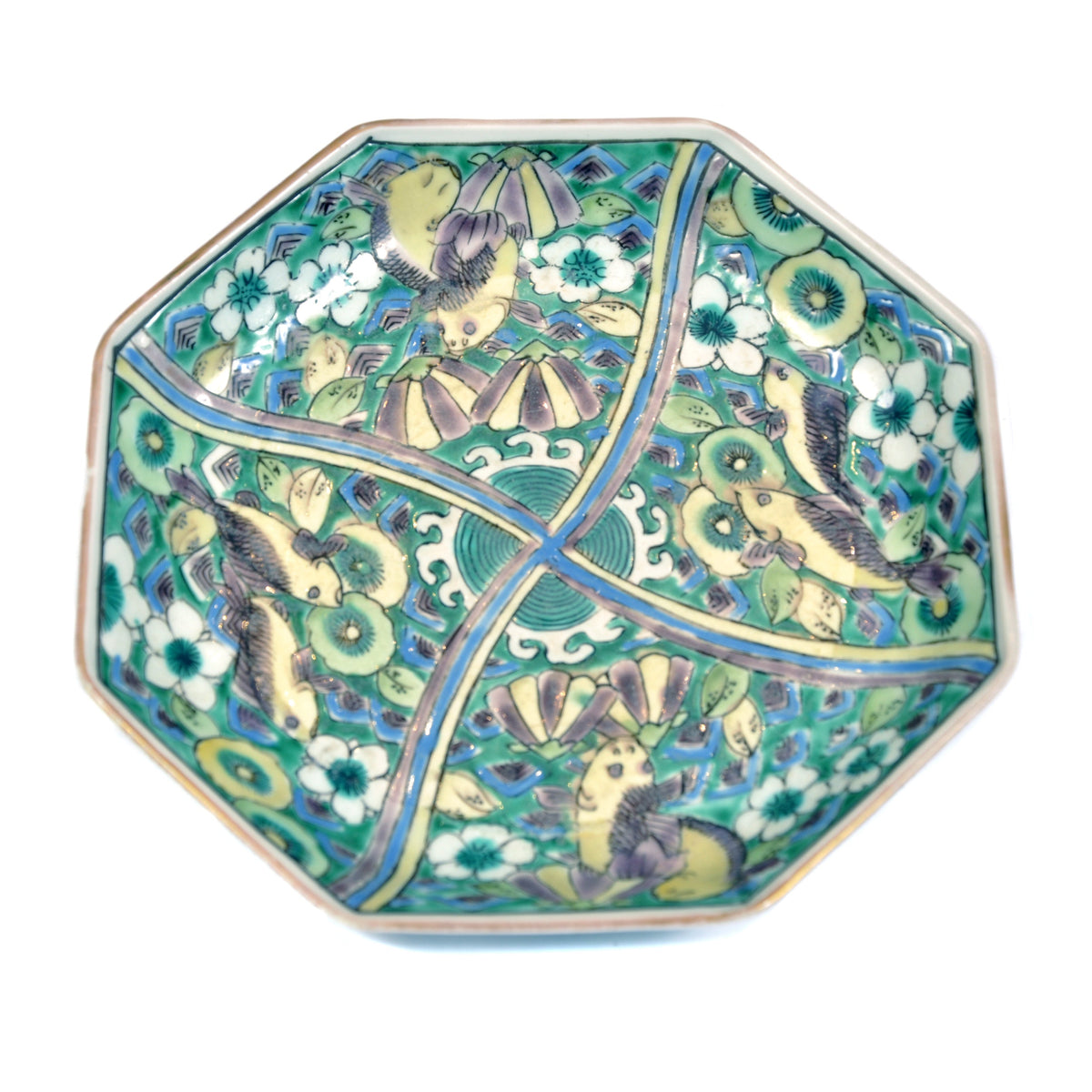 Early 20th Century Japanese Ko Kutani Plate Not specified