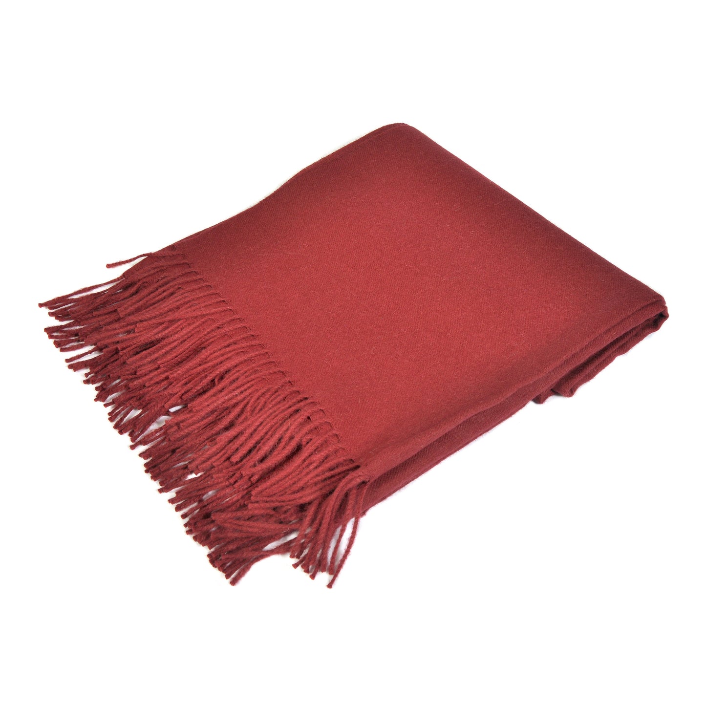 Ruby Red Baby Alpaca Throw Joanna Wood Shop