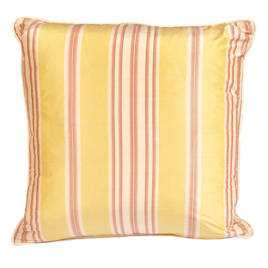 Large Claremont Striped Silk Cushion Not specified