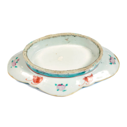 Late 19th Century Qing Dynasty Famille Rose Dish Joanna Wood Shop