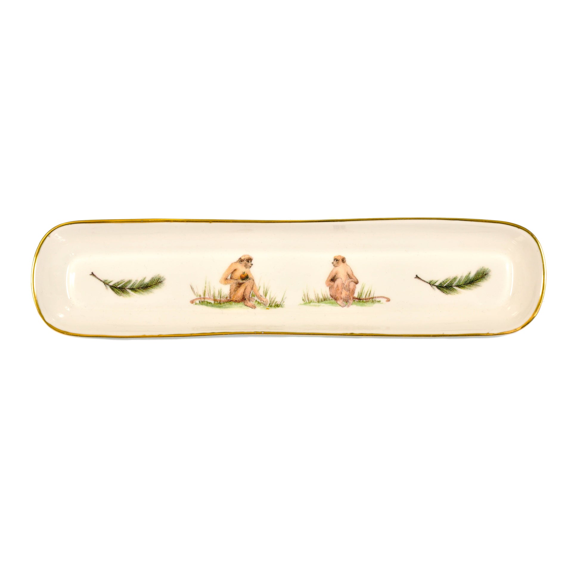 Monkey Porcelain Pen Tray Not specified