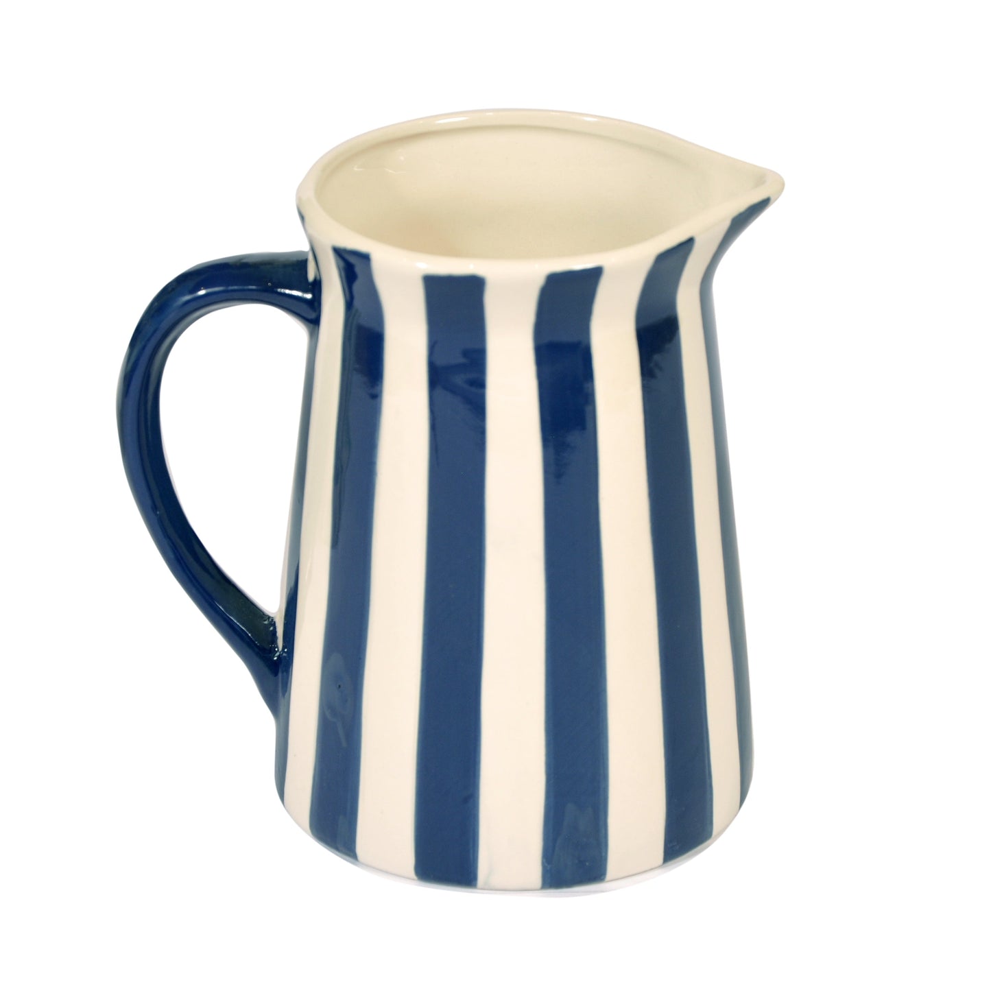 Navy Striped Medium Jug Not specified