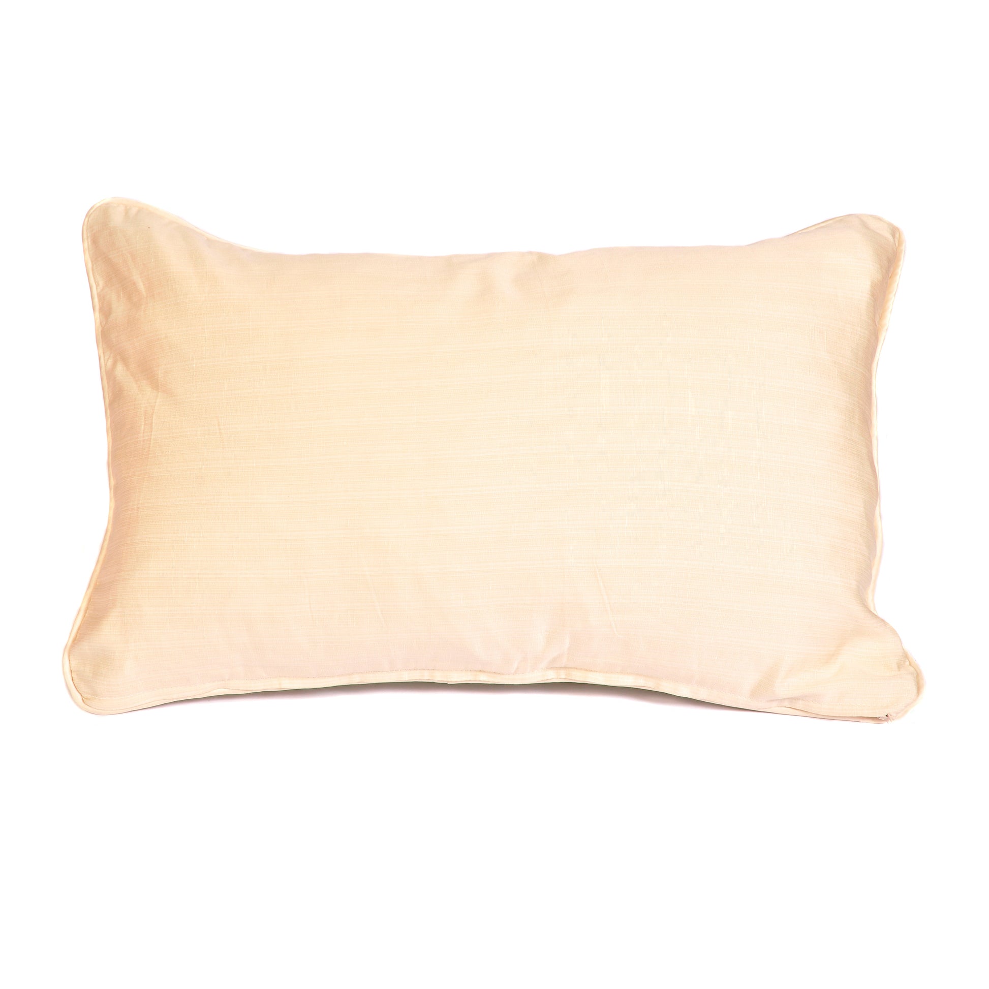 Eau de Nil Floral Rectangle Cushion with Silk Piping Joanna Wood Shop