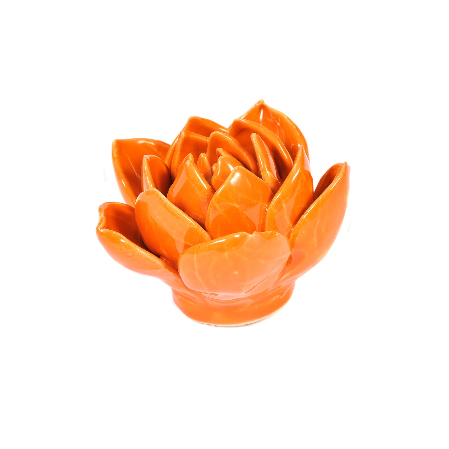 Orange Ceramic Flower Joanna Wood Shop