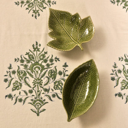 Green Ceramic Leaf Dish Joanna Wood Shop