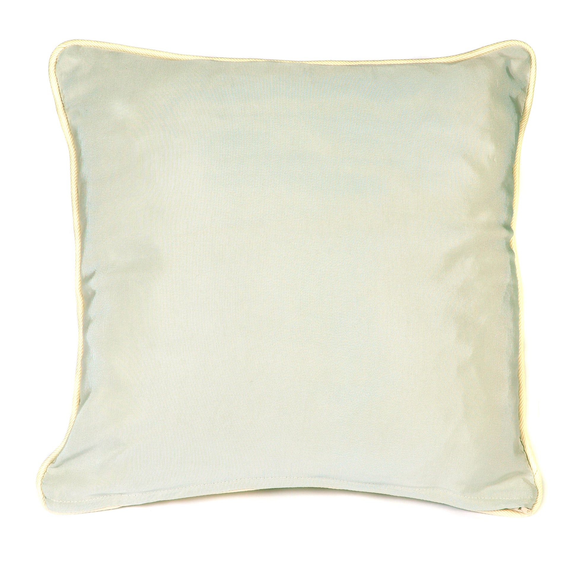 Embroidered Floral Butterfly Cushion with Blue Grosgrain Back Joanna Wood Shop